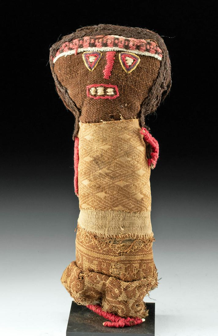 Chancay Textile and Reed Doll (1 of 3)