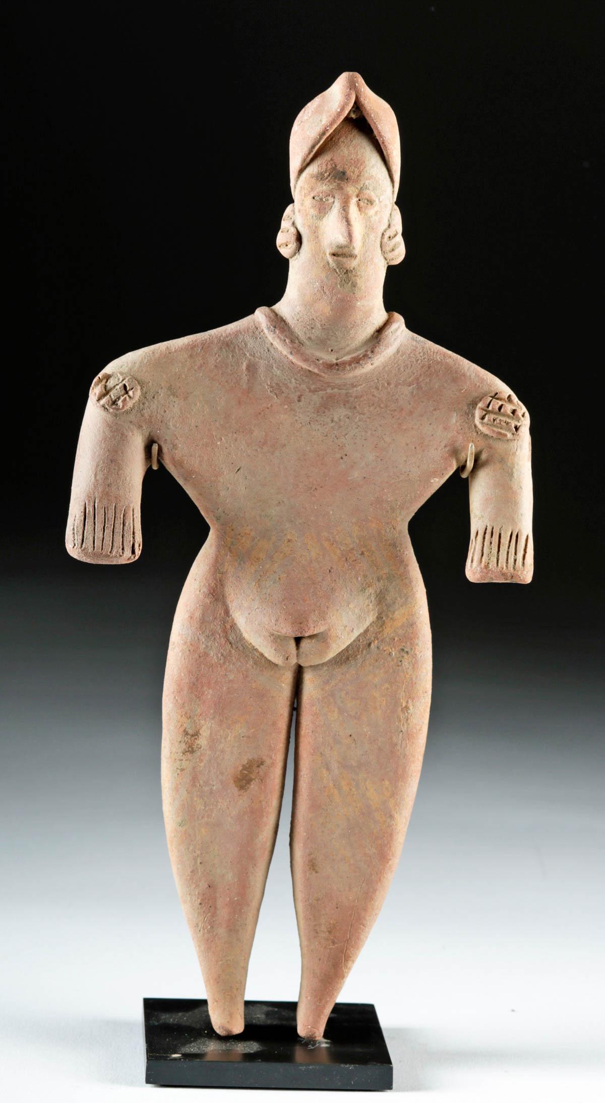 Fine Colima Pottery Standing Flat Figure (1 of 4)