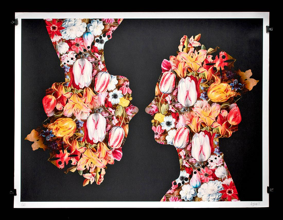 Agent X Mixed Media "Queen Elizabeth (Black)" - 2017 (1 of 5)