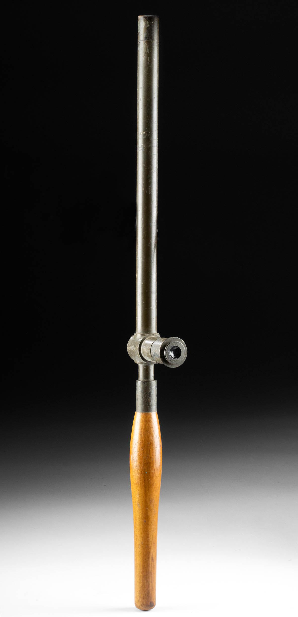 WWI British Brass & Wood Periscope R & J Beck, 1917 (1 of 4)