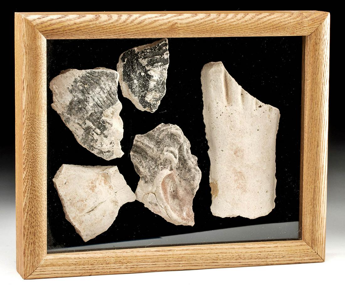 Romano-Egyptian Stucco Sarcophagus Sections (5) (1 of 4)