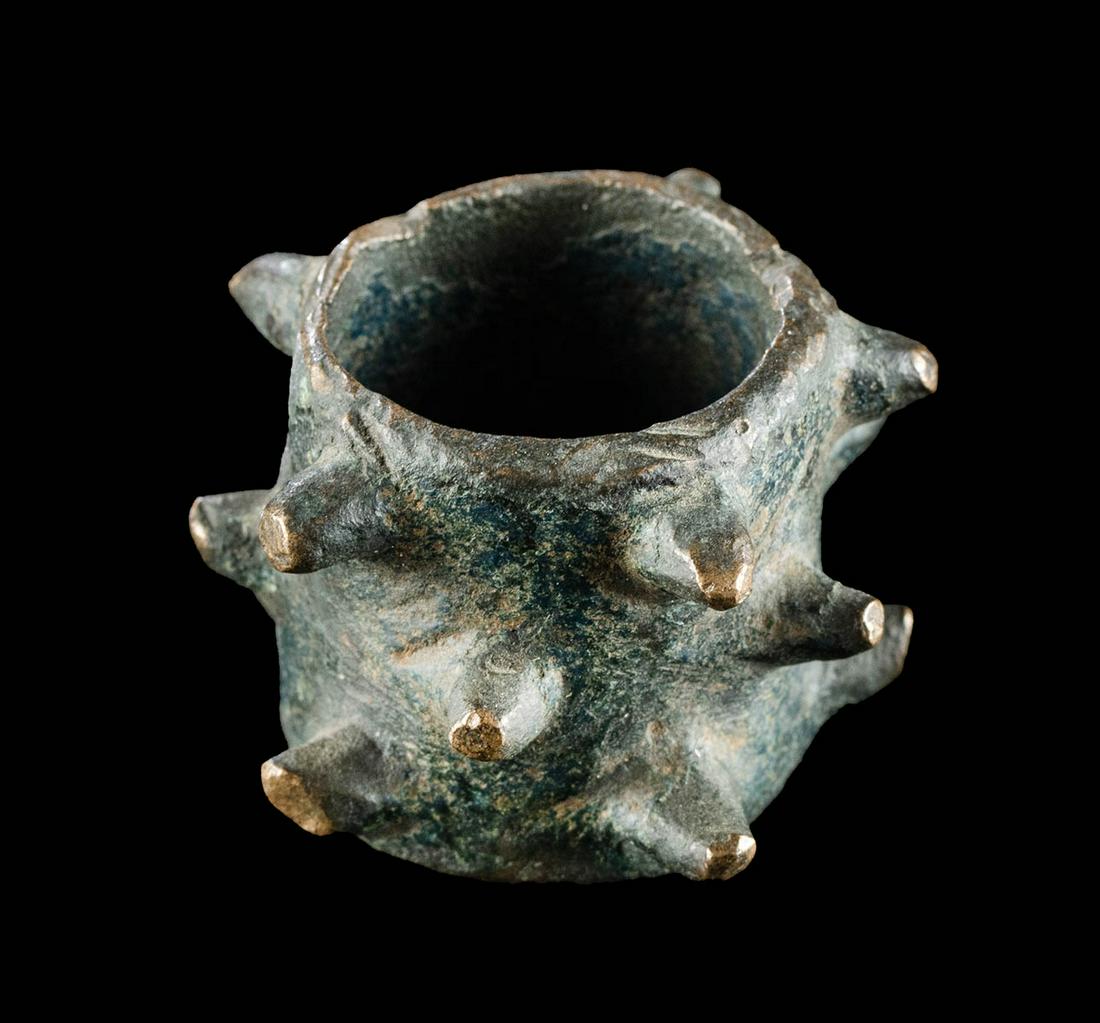 Petite Luristan Bronze Spiked Mace Head (1 of 4)