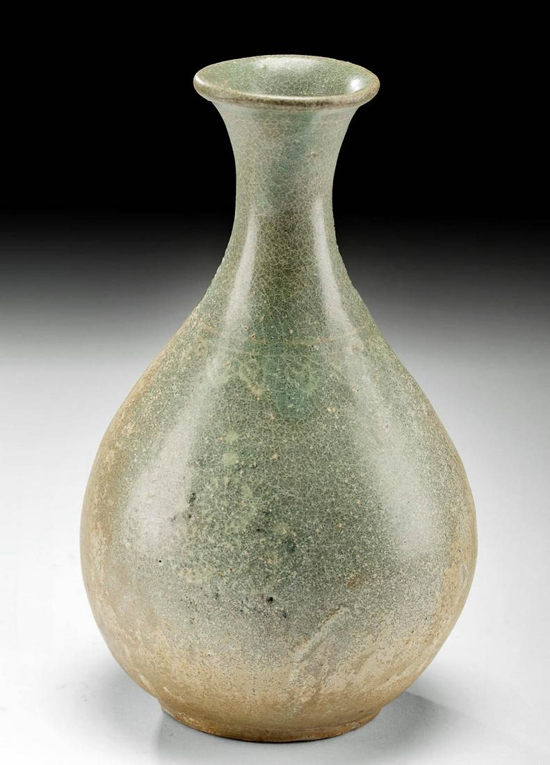 16th C. Korean Joseon Dynasty Glazed Stoneware Vase (1 of 6)