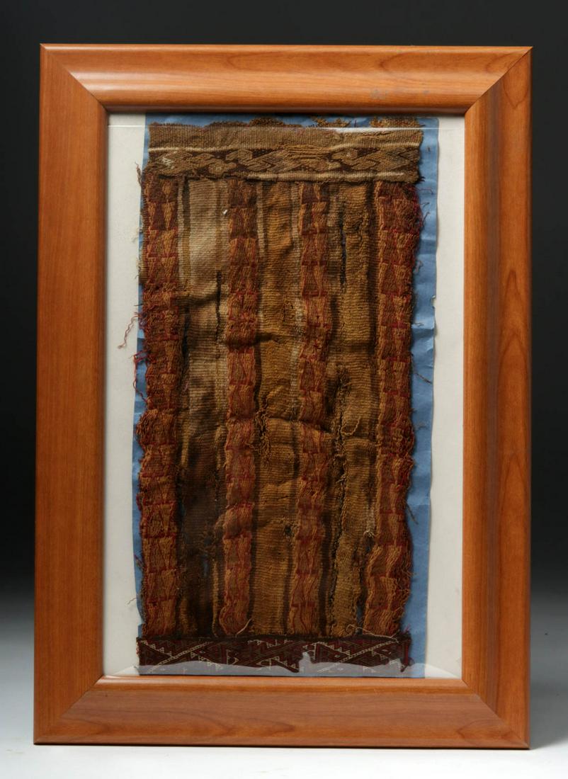 Framed Pre-Columbian Textile Panel - Chimu (1 of 5)