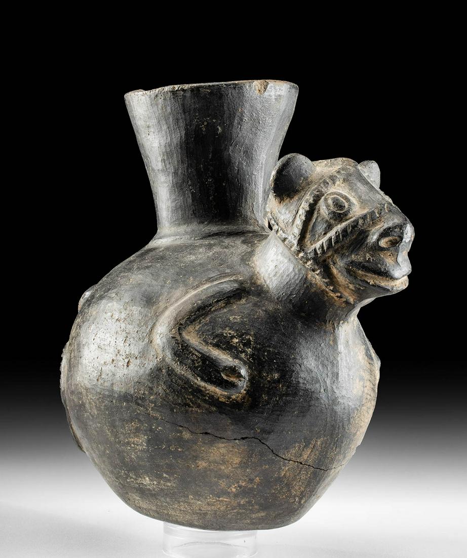 Chimu Blackware Llama Jar (1 of 6)