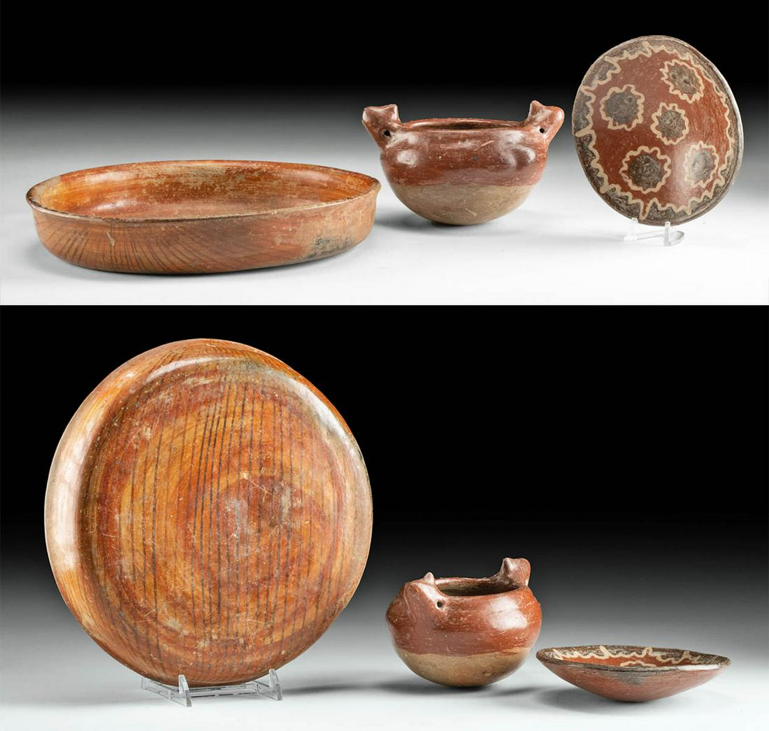 Lot of 3 Chupicuaro Pottery Vessels (1 of 5)