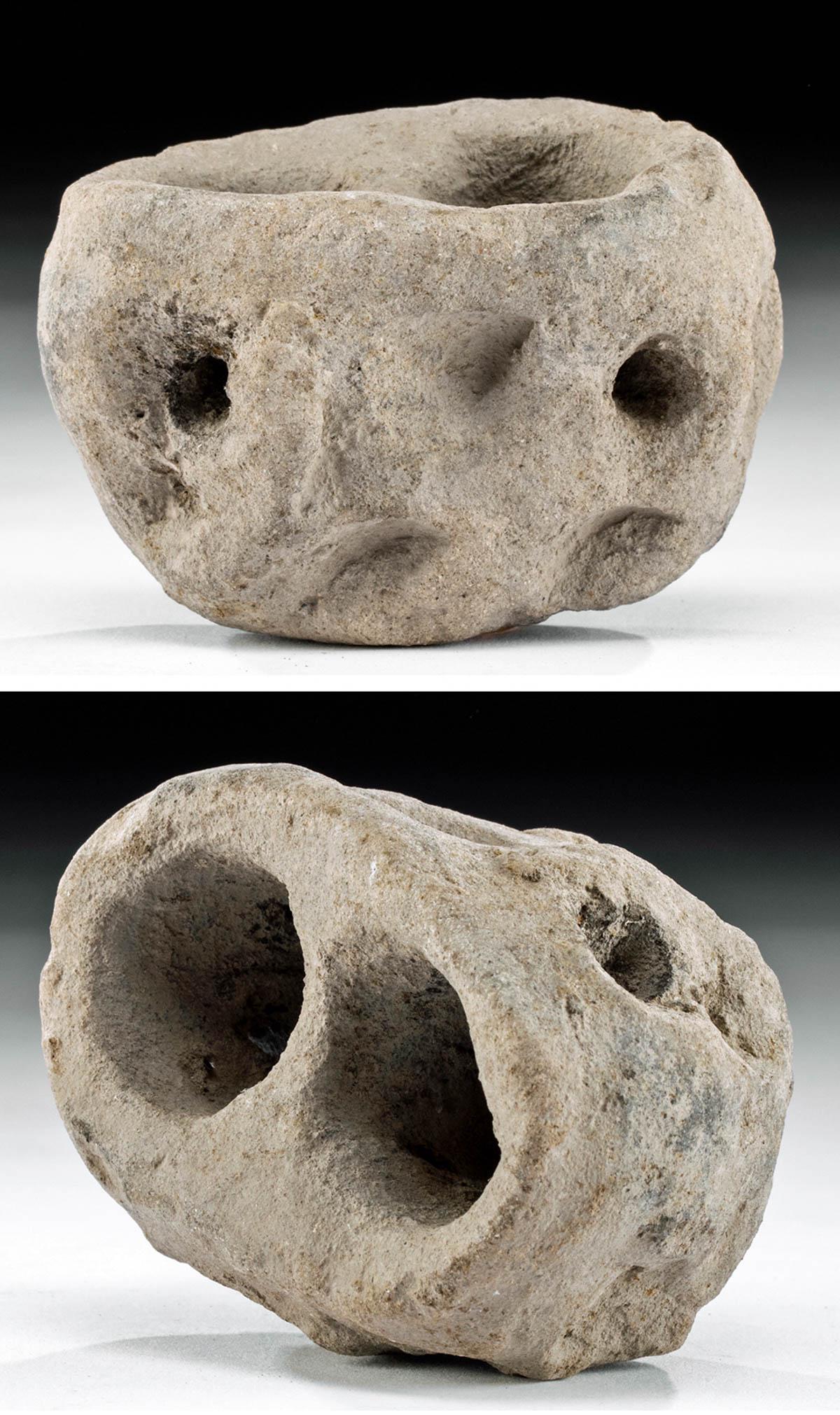 Lot of 7 Teotihuacan Pottery Ritual Braziers (1 of 6)