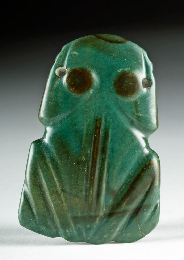 20th C. Costa Rican Stone Frog Amulet (1 of 2)