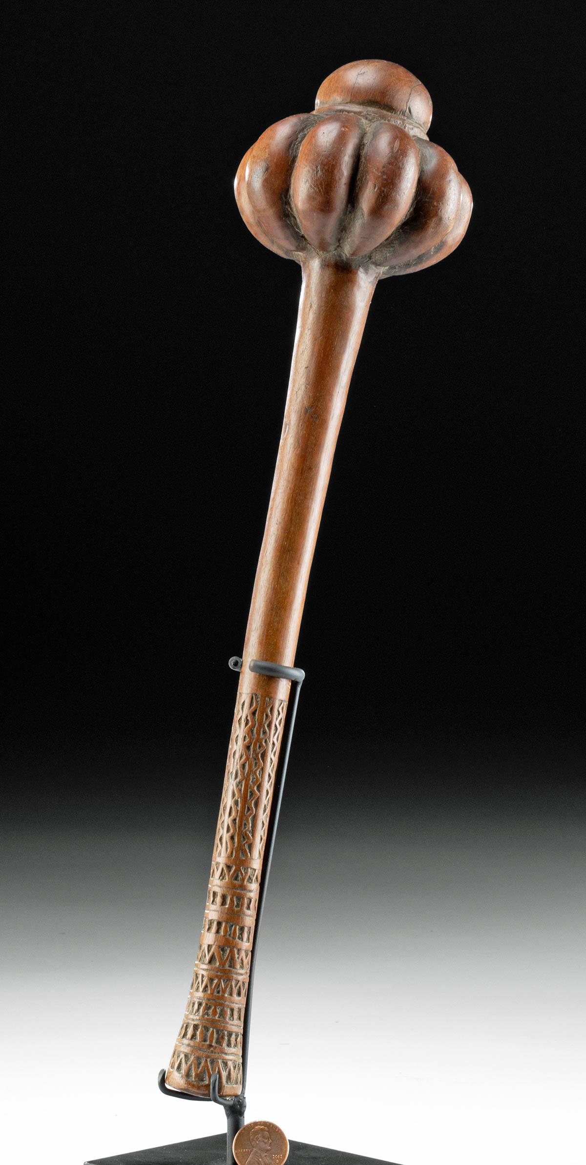 19th C. Fijian Wood Throwing Club - I Ula Tavatava (1 of 4)