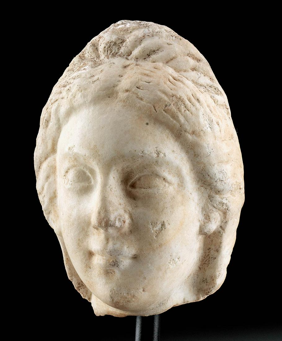 Published Roman Marble Head of Young Woman / Venus (1 of 5)