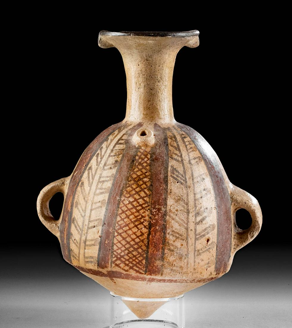 Inca Polychrome Aryballos / Urpu Vessel (1 of 5)