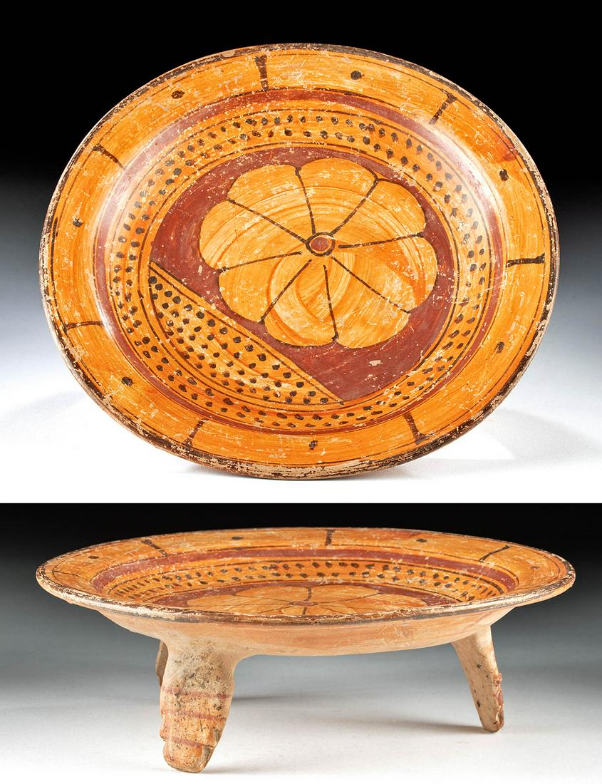 Vibrant Mixtec Pottery Tripod Bowl TL Tested (1 of 7)