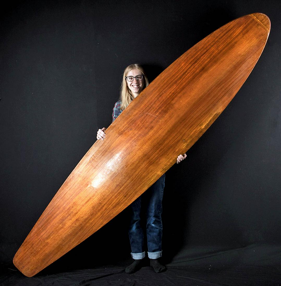 20th C. Wood Surfboard - True California Vibes (1 of 3)