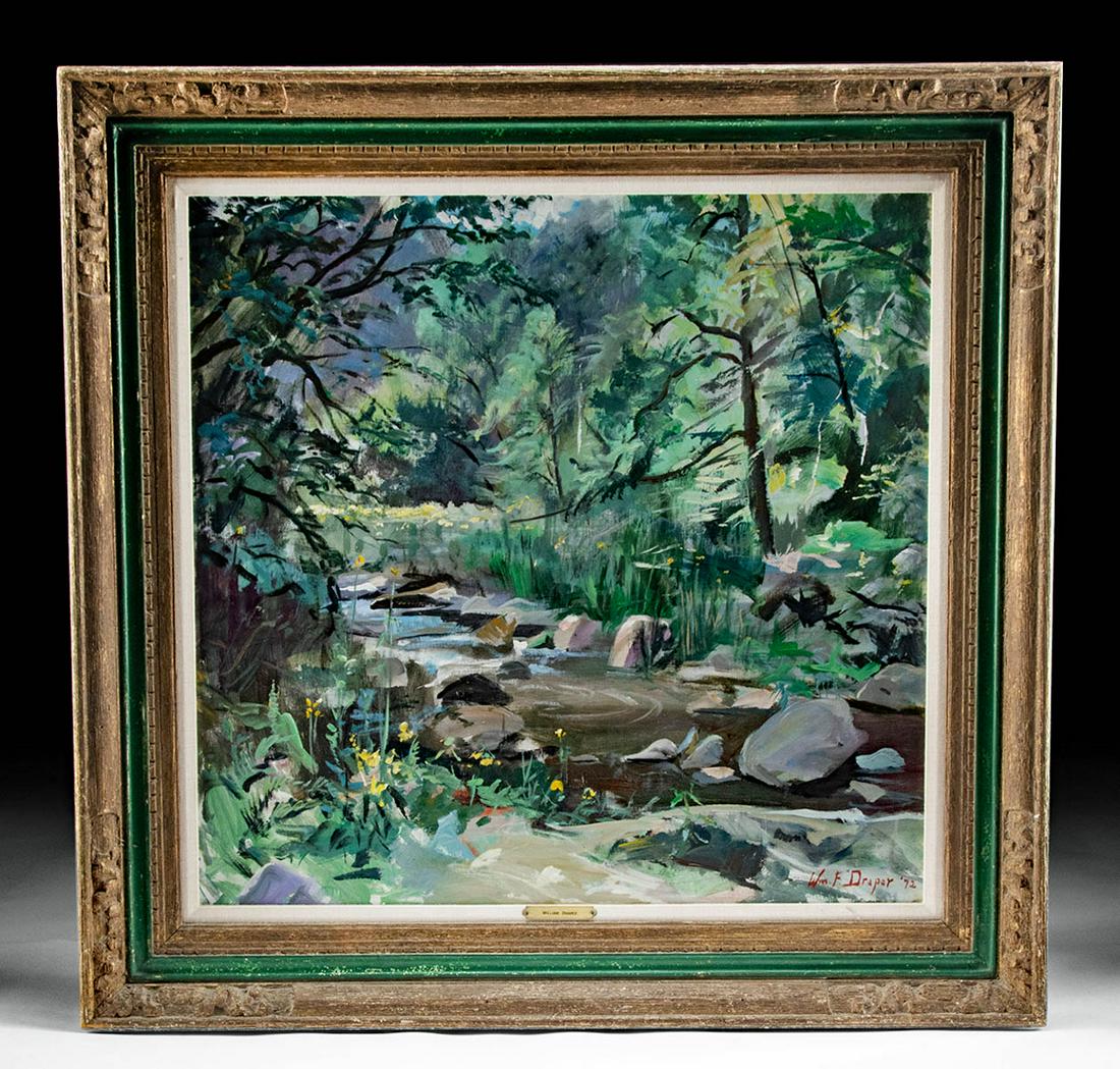 Framed & Signed William Draper Painting, Austria - 1972 (1 of 4)