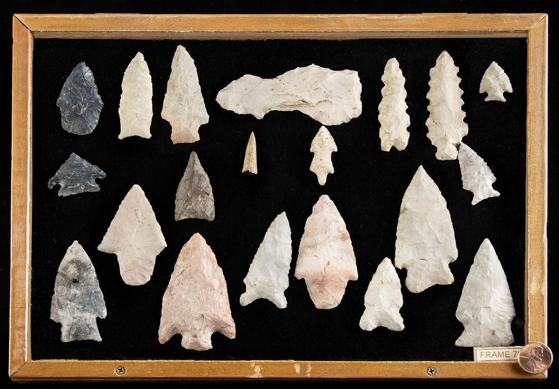 20 Native American Missouri Stone Artifacts (1 of 2)