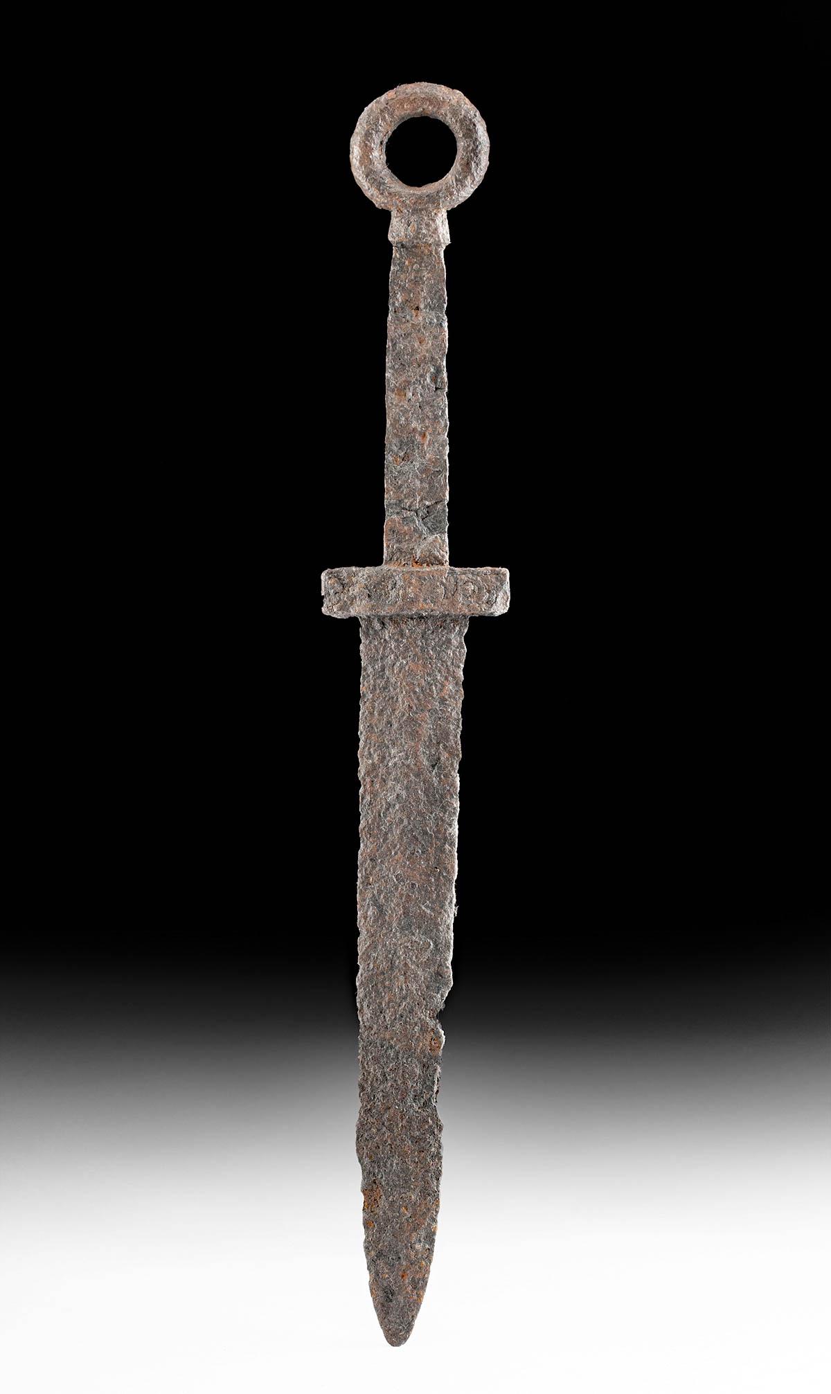 Celtic / Roman Iron Knife w/ Ring Pommel (1 of 3)