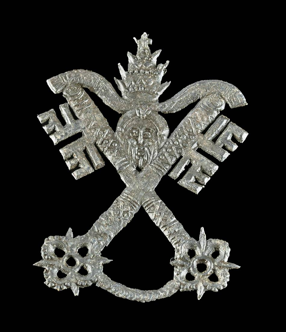 14th C. Medieval Rome Pewter Pilgrims' Badge, St. Peter (1 of 2)