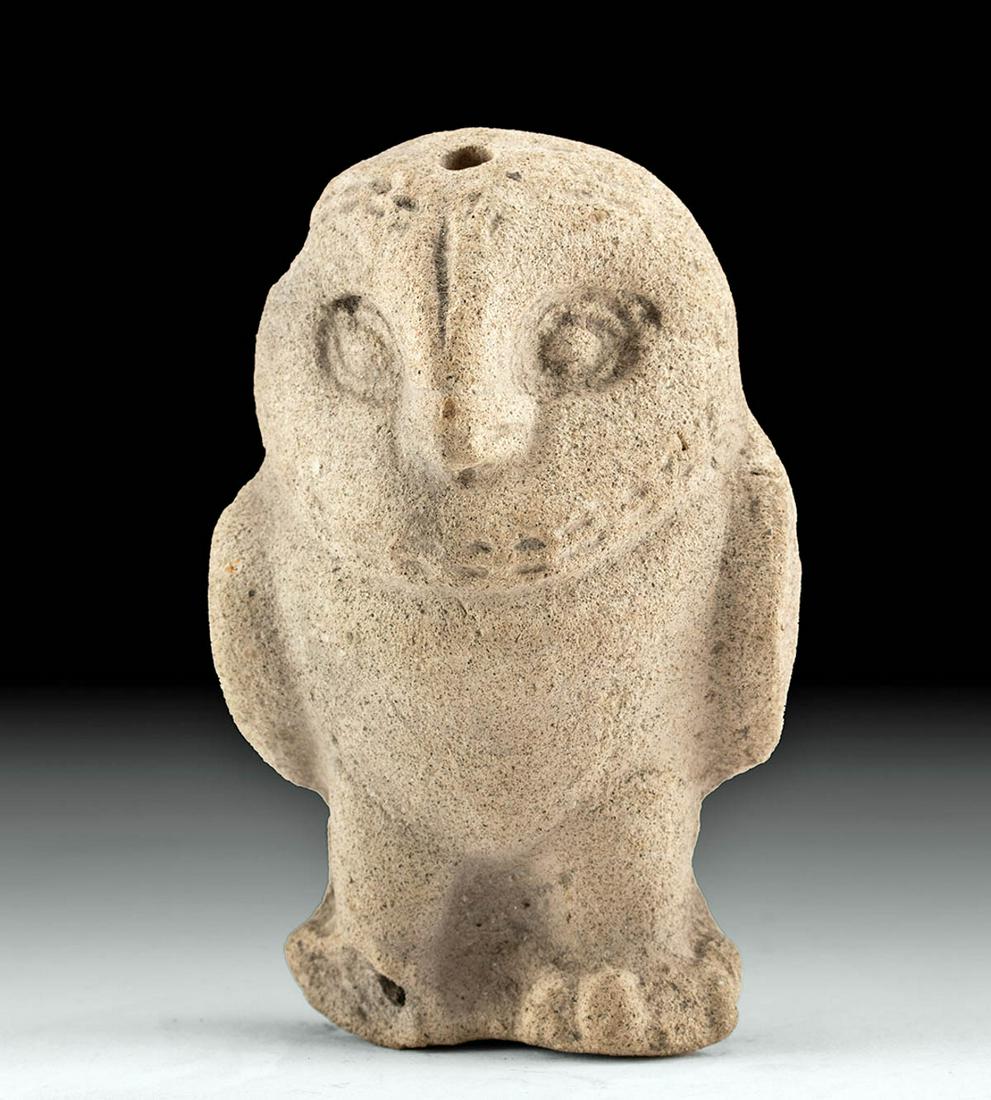 Maya Carved Stone Owl - Naturalistic! (1 of 4)