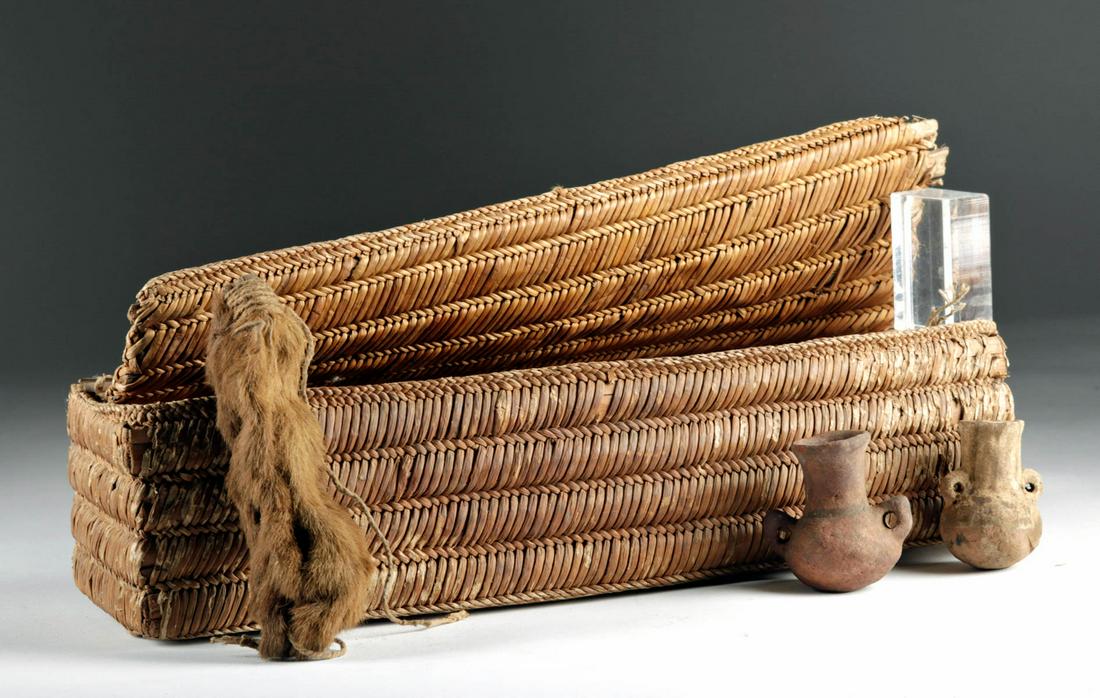 Chancay Textile Weaver's Basket w/ Tools (1 of 5)