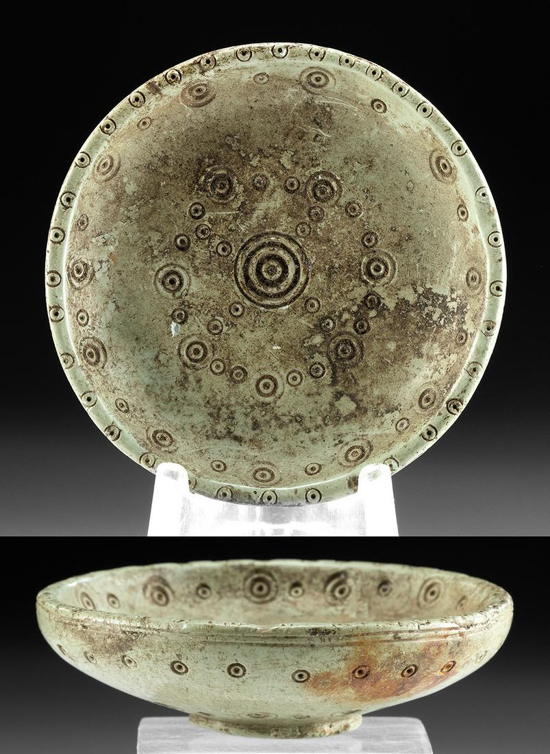 Achaemenid Persian Stone Dish w/ Circular Incisions (1 of 5)