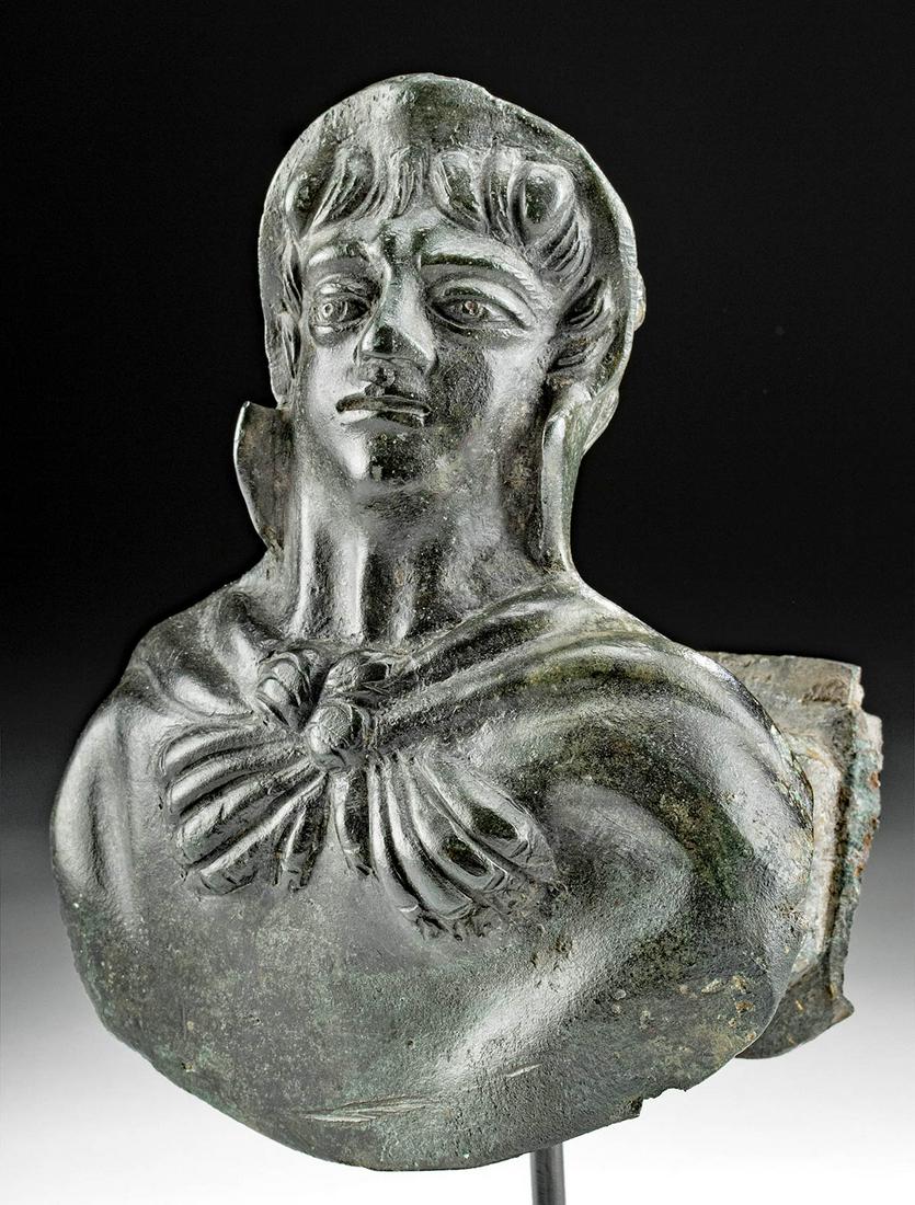 Roman Bronze Herakles Attachment, ex-Royal Athena (1 of 4)