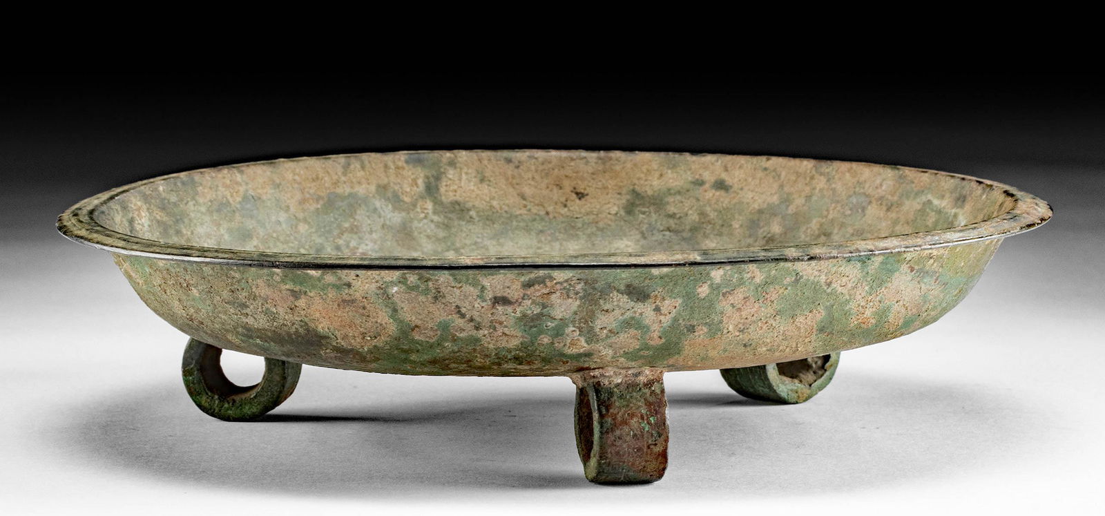 Ancient Chinese Zhou Dynasty Leaded-Bronze Ding Lid (1 of 7)