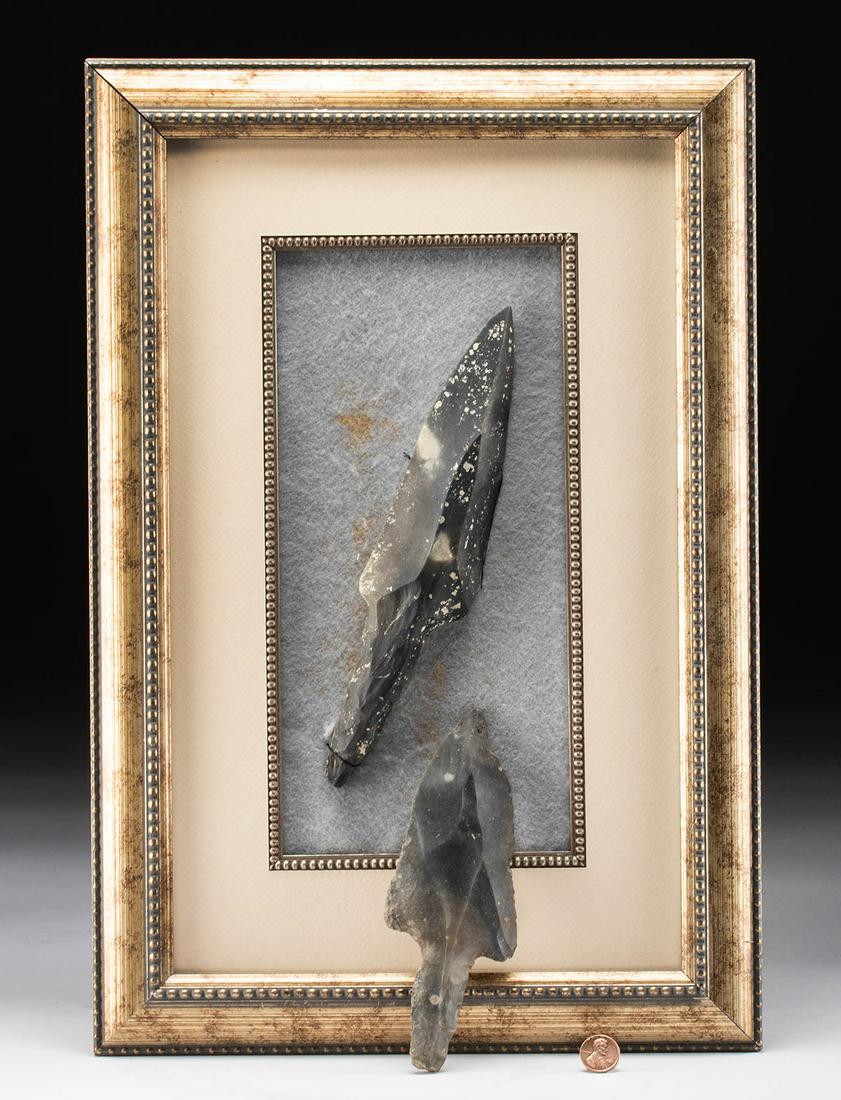 Two Maya Flint Daggers From Belize (1 of 2)