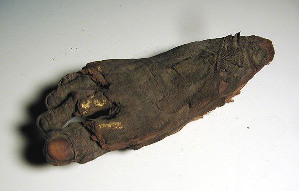 A Very Rare Egyptian Mummified Foot - 3