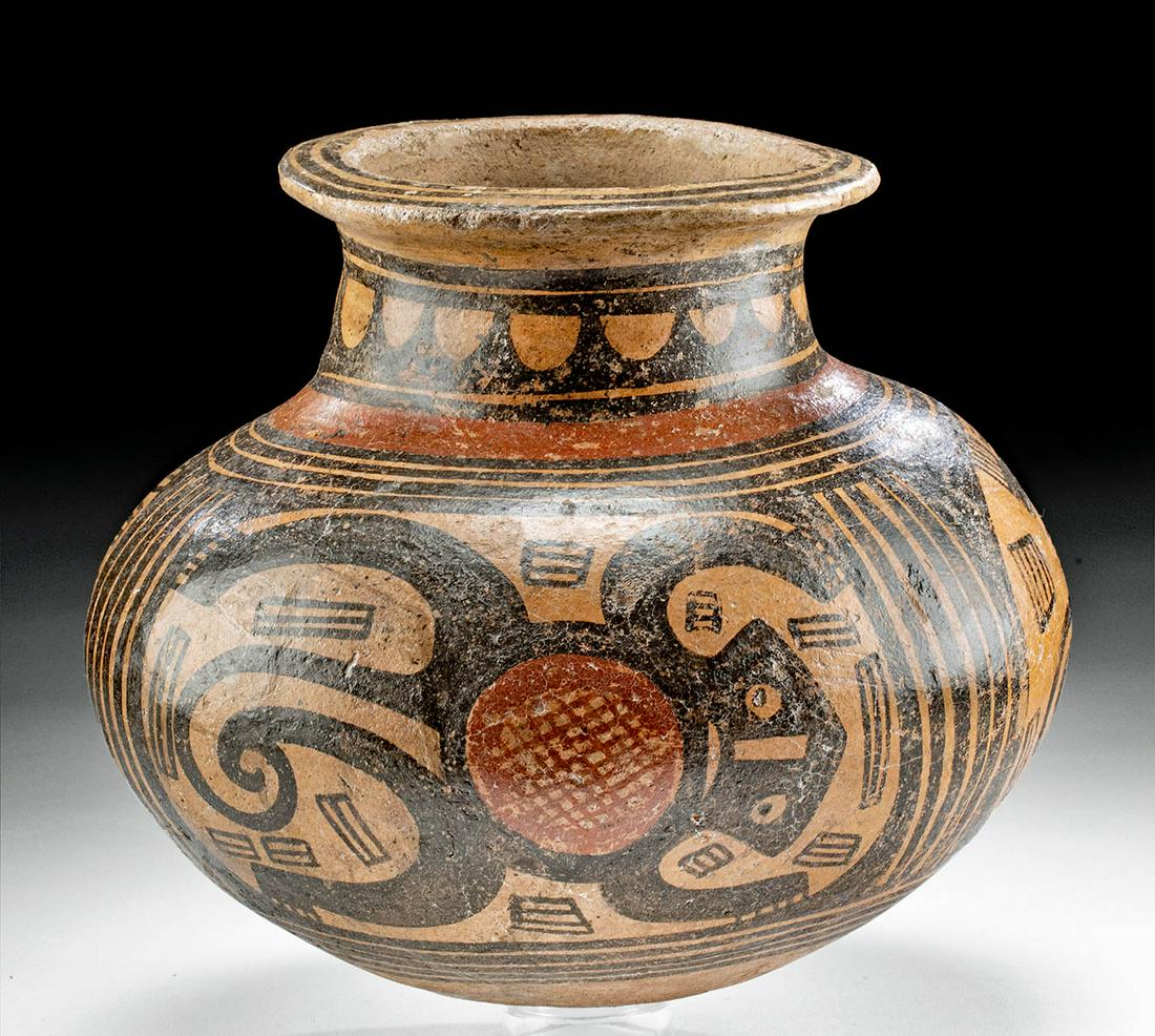 Large Cocle Polychrome Pottery Turtle Jar (1 of 4)