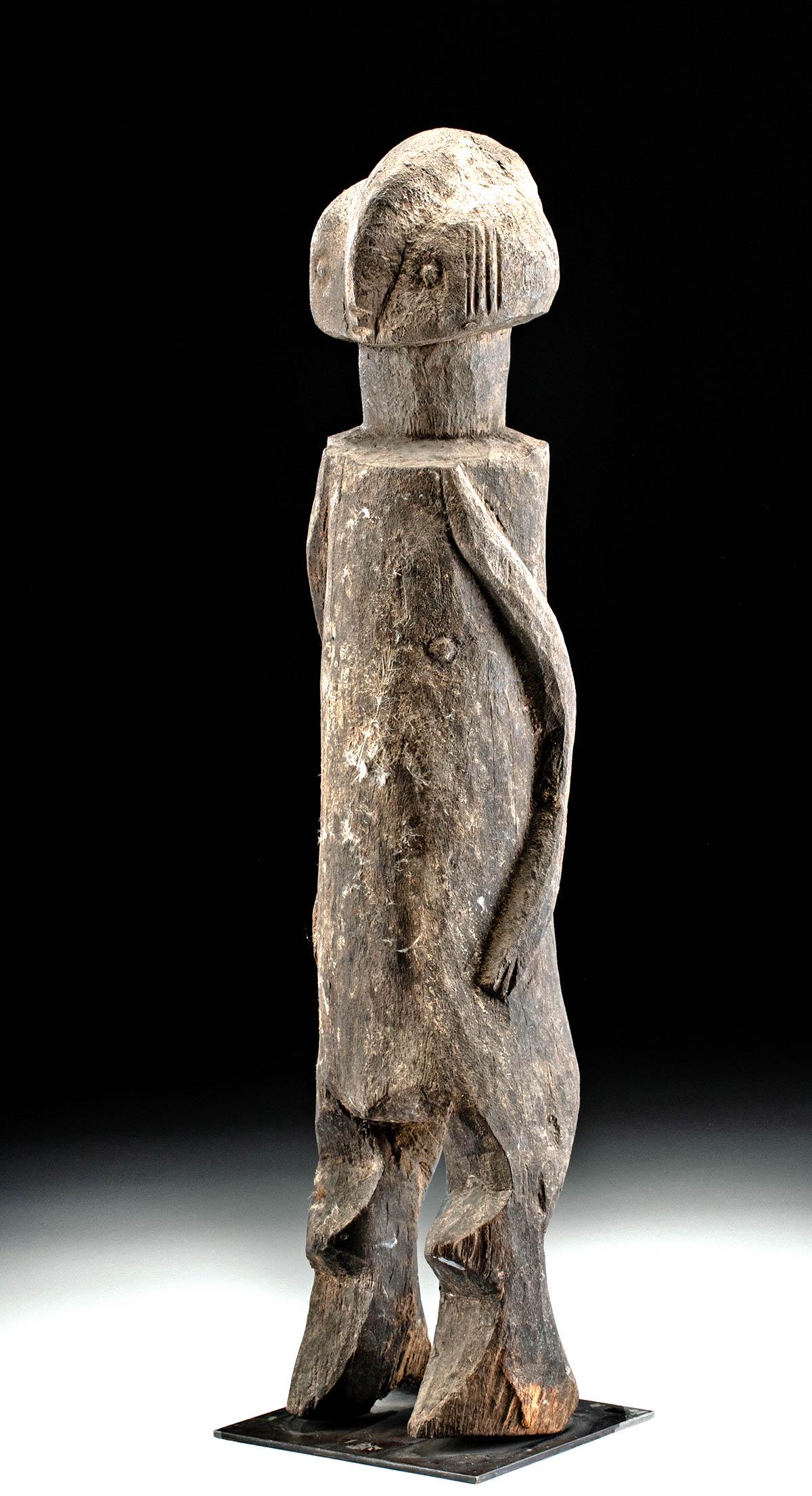 Early 20th C. Chamba Wood Anthropomorphic Figure (1 of 4)