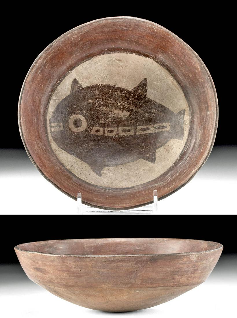 Nazca Polychrome Bowl w/ Fish (1 of 6)
