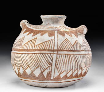 Anasazi Chaco Canyon Pottery Canteen