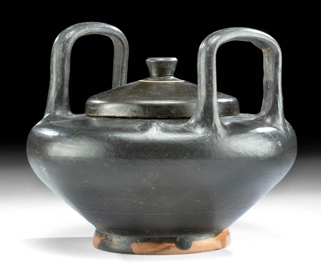 Large Ancient Greek Attic Blackware Lebes Gamikos (1 of 6)