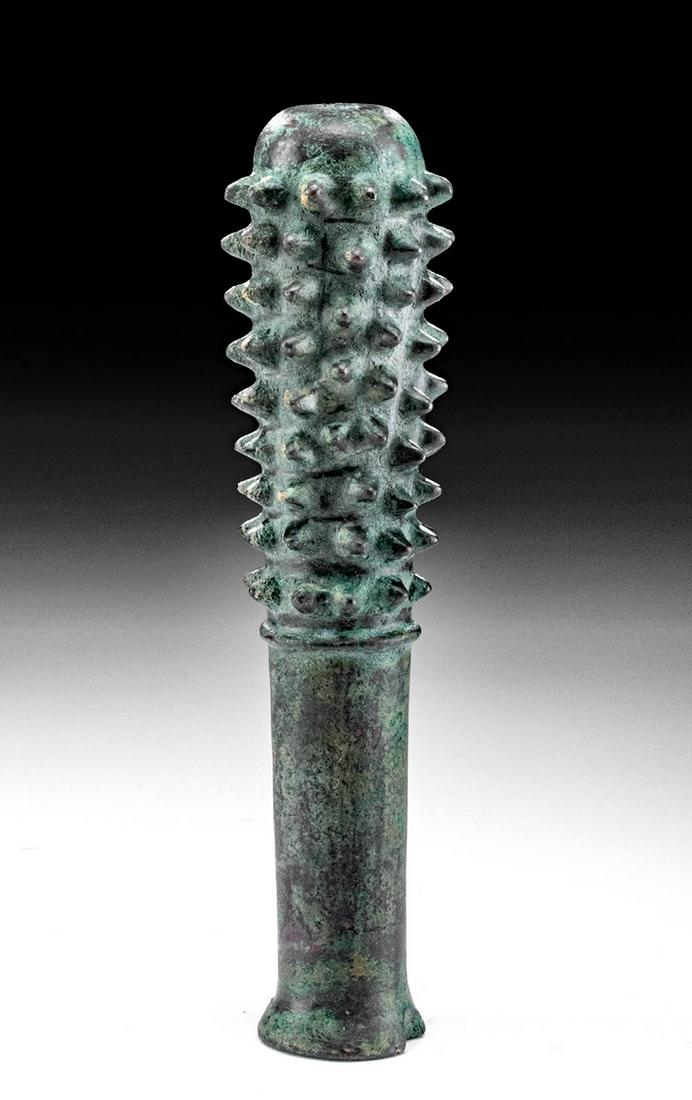 Hefty Luristan Bronze Mace Head (1 of 4)