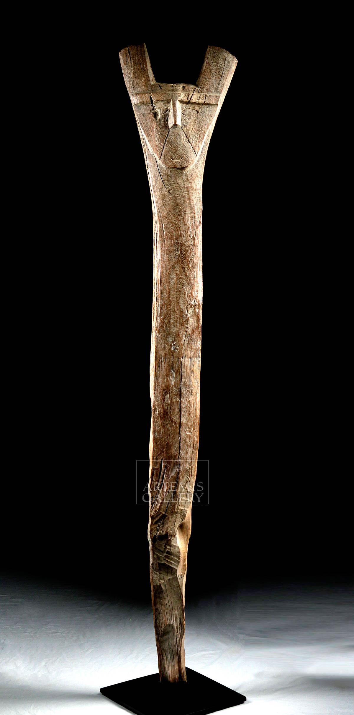 Rare / Massive Huari Wooden Pillar (1 of 5)