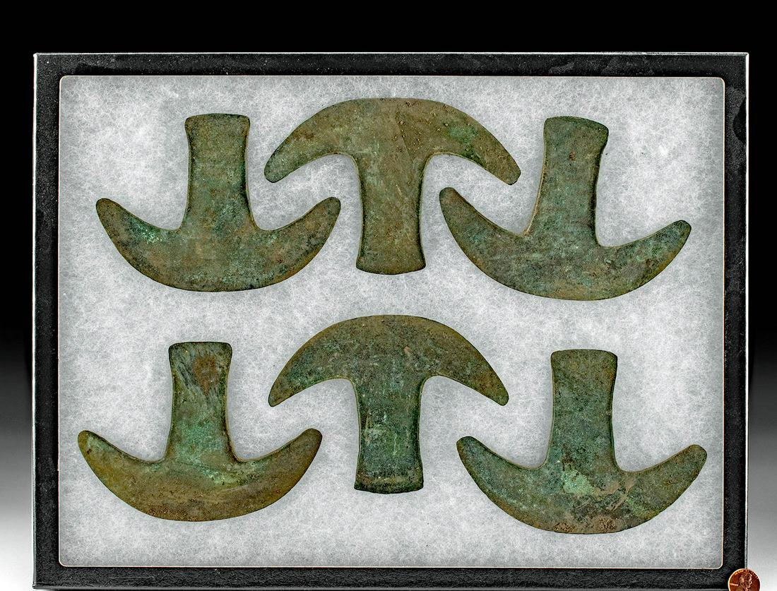 6 Aztec Copper Hoe Currency Money (1 of 2)