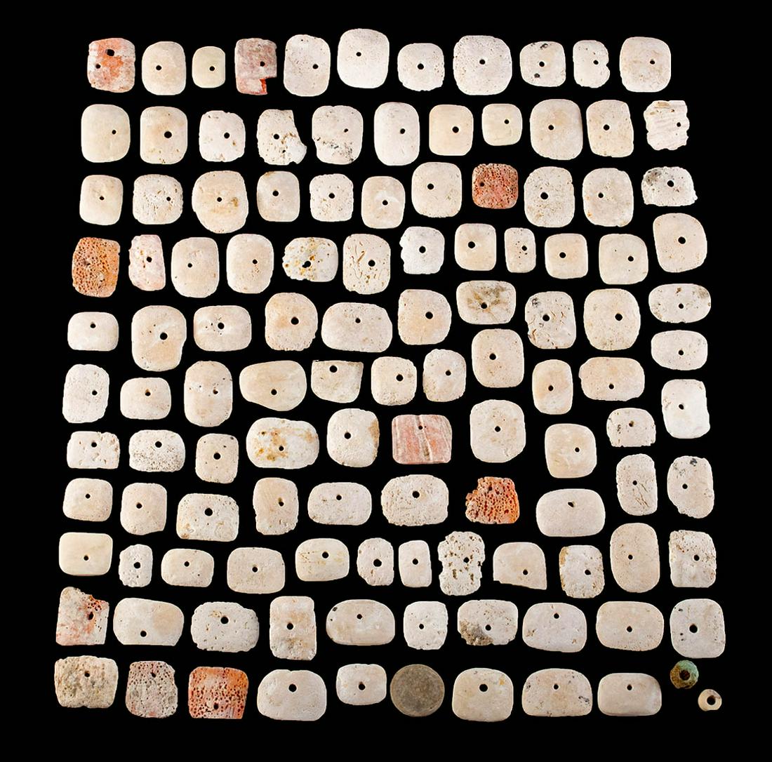 120 Colima Shell Beads & Disc Beads (1 of 3)