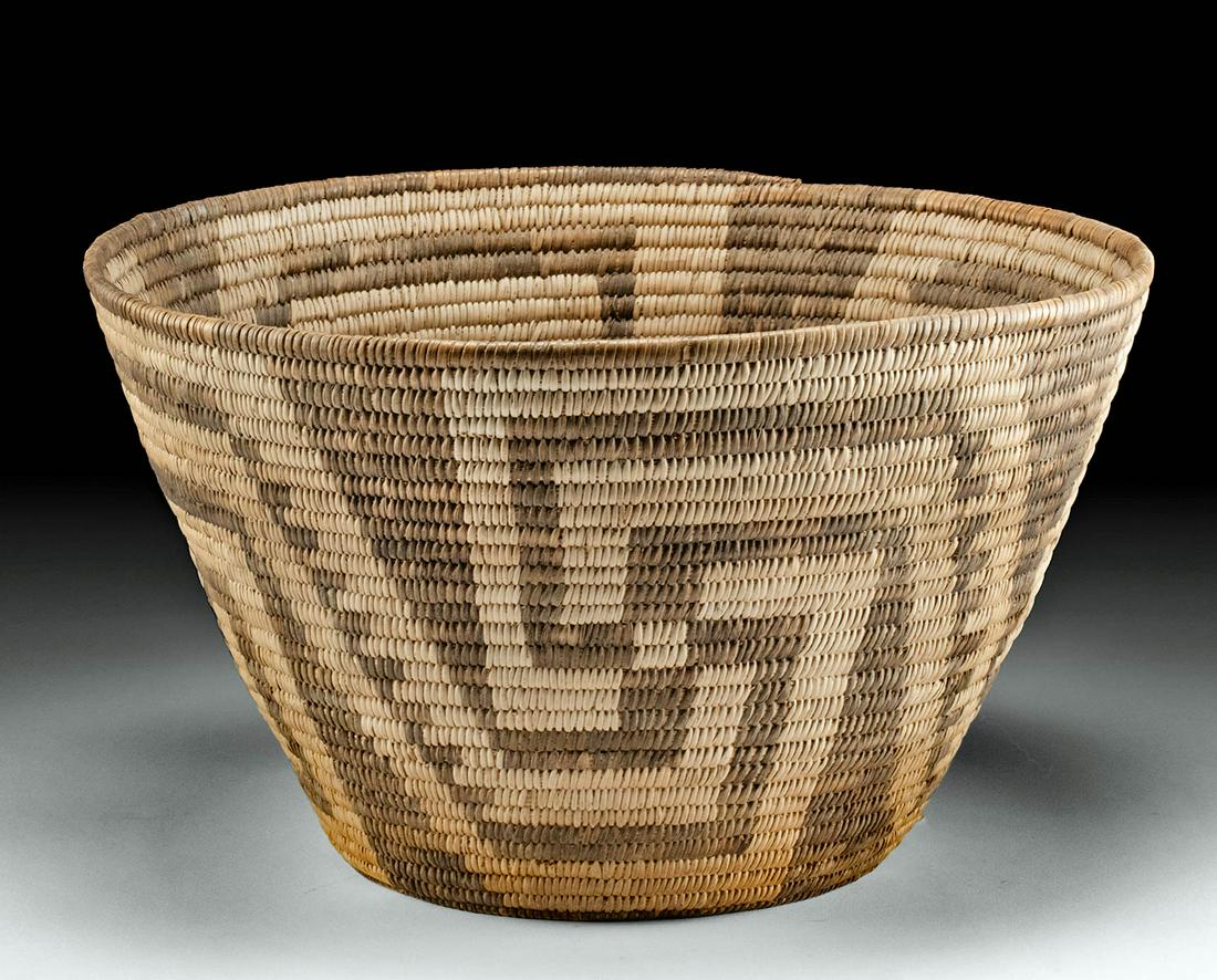19th C. Native American Pima Woven Basket (1 of 5)