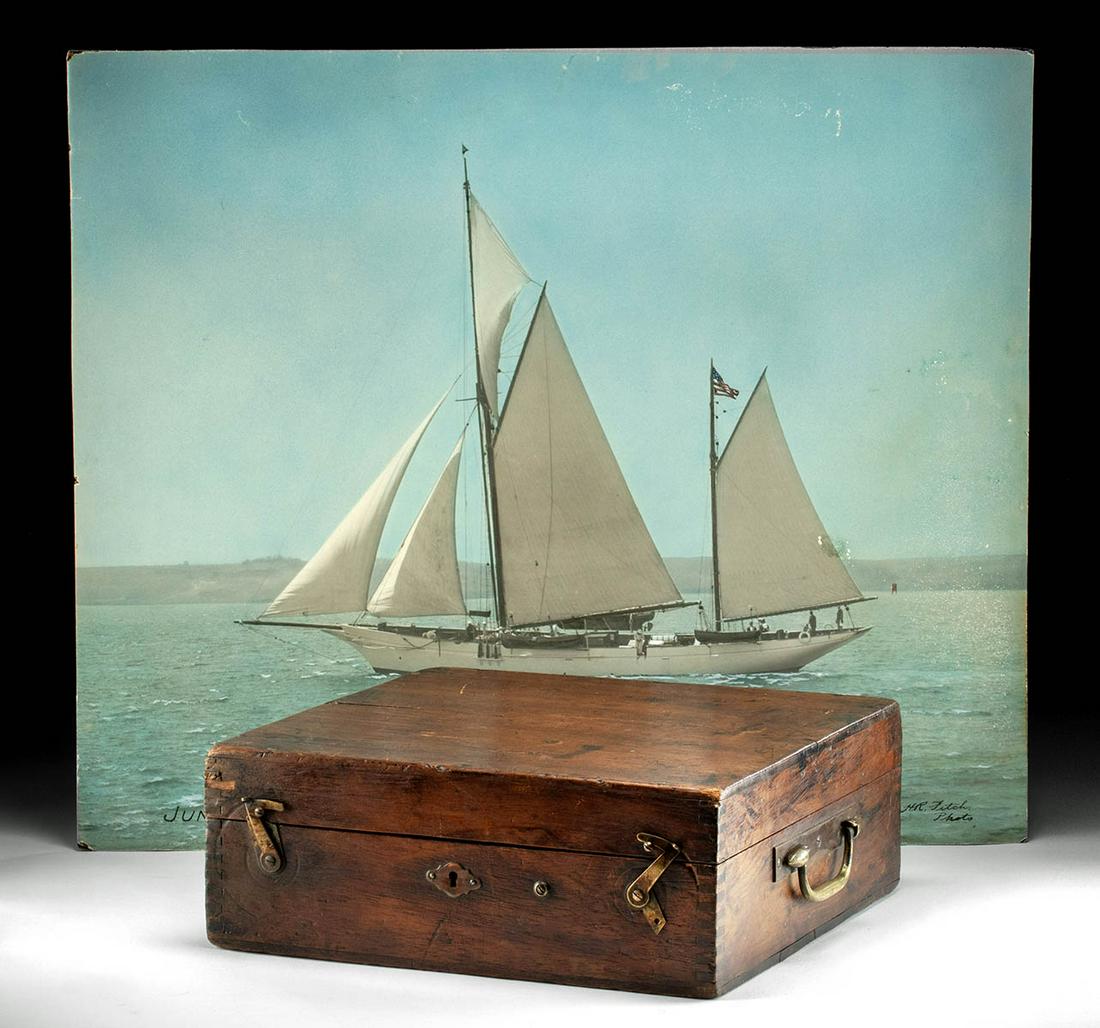 1906 French Brass Reflecting Circle + Anemone Poster (1 of 6)