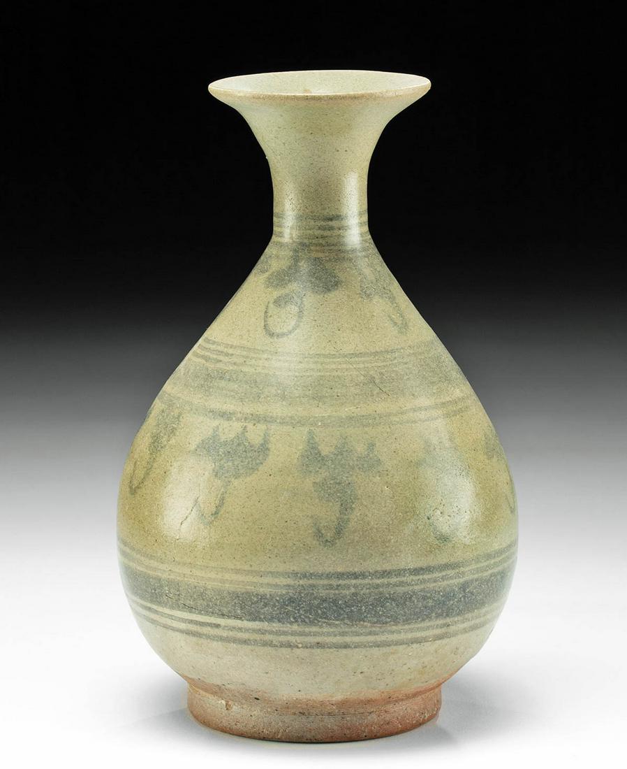 13th C. Thai Sukhothai Bichrome Vase, ex-Museum (1 of 4)