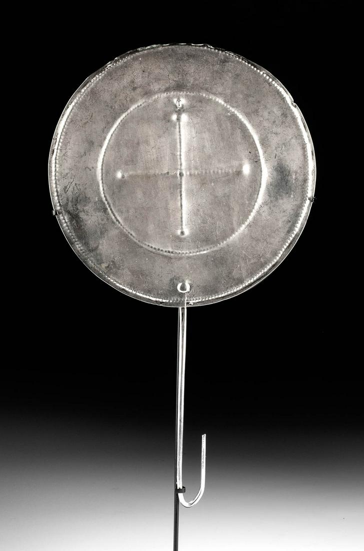 17th C. Pre-Columbian Mapuche Silver Tupu (1 of 4)