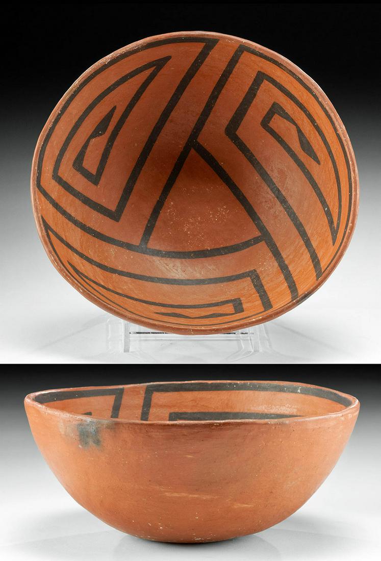 Anasazi Pinedale Bichrome Bowl - Black on Red w/ TL (1 of 5)
