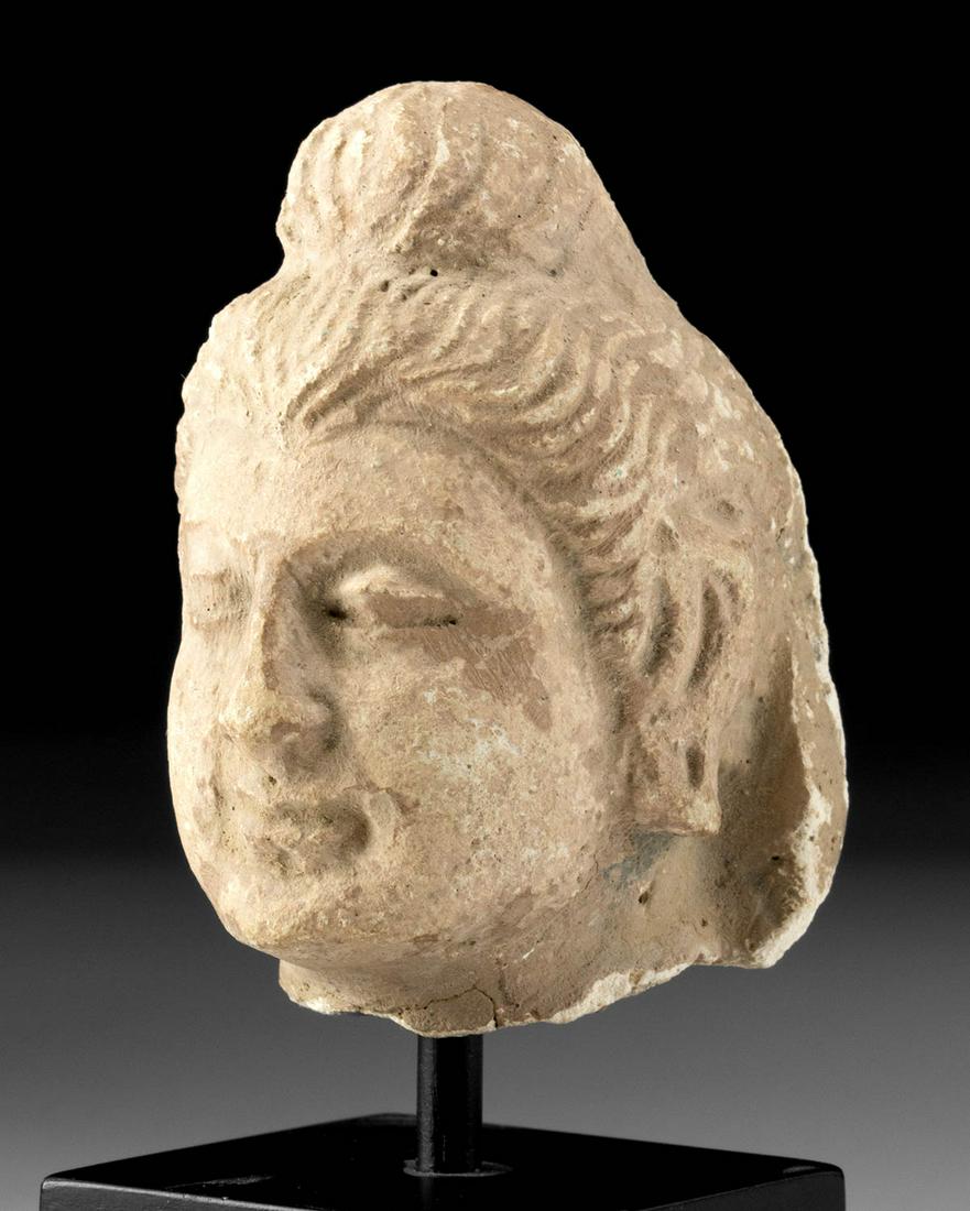 Ancient Gandharan Stucco Buddha Head (1 of 4)
