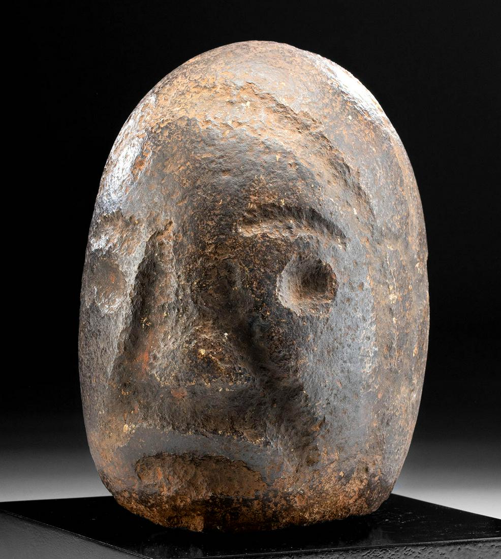 Rare / Large Pre-Columbian Pukara Stone Janiform Head (1 of 5)