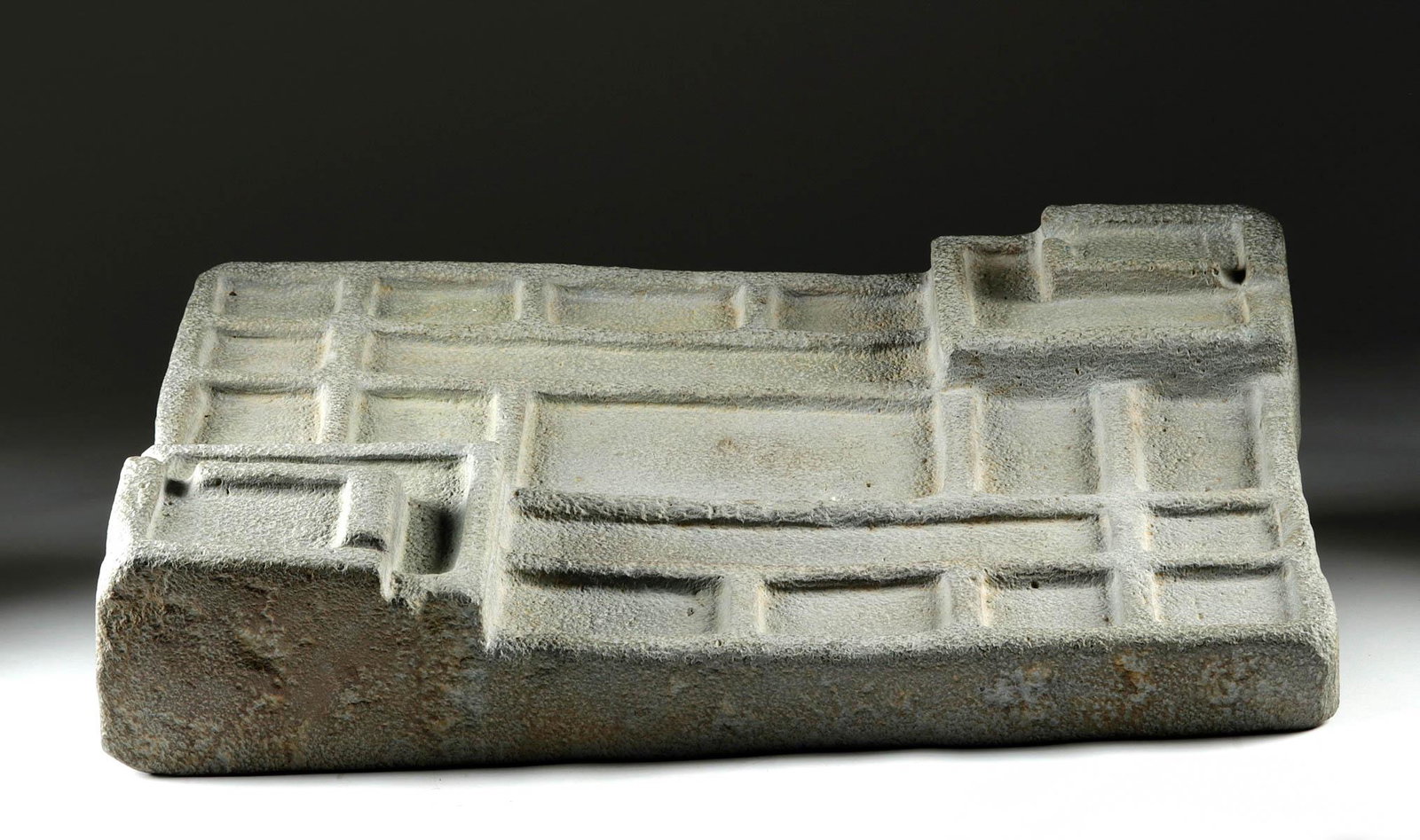Massive 14th C. Inca Stone Game Board (1 of 4)