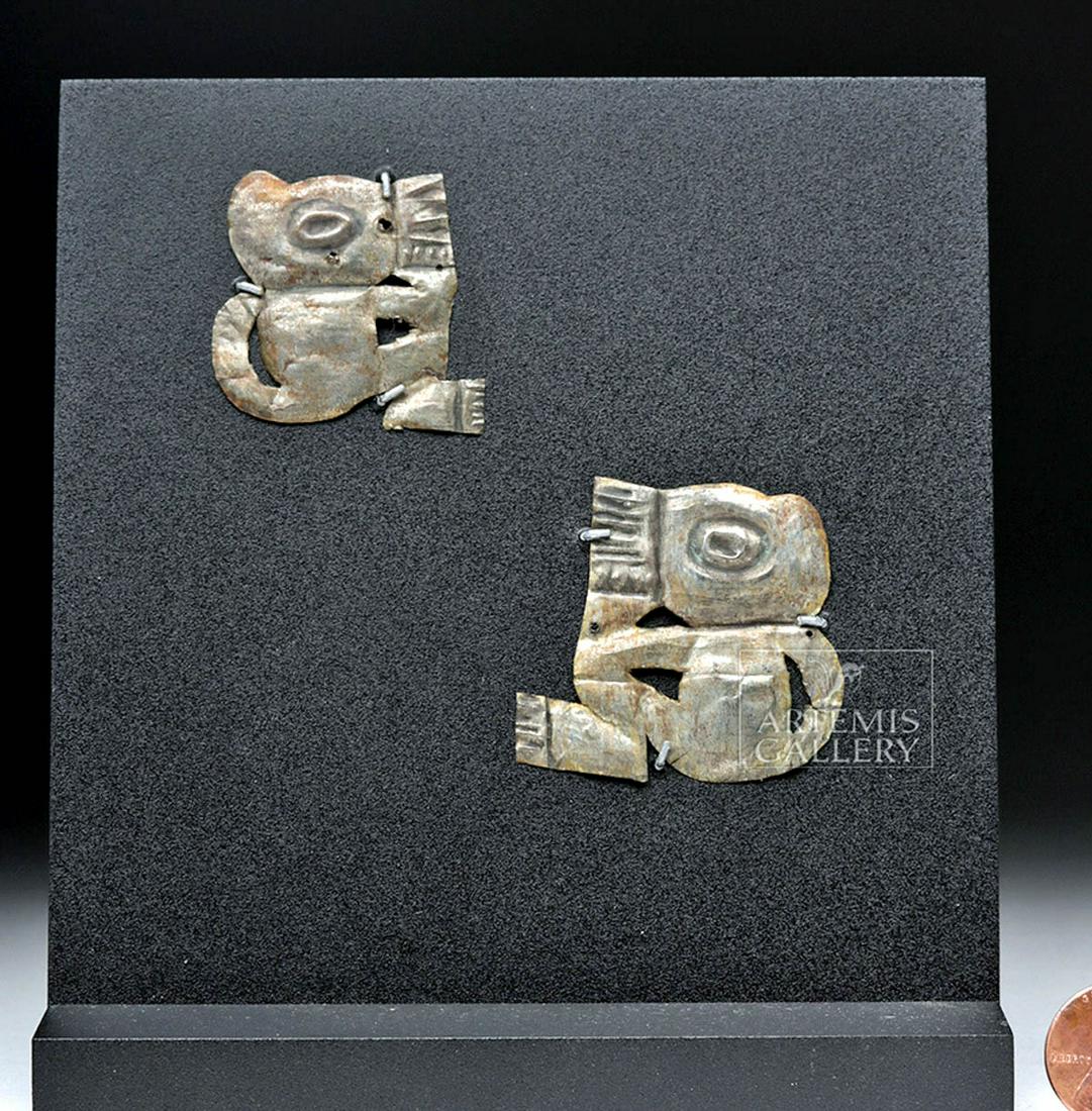 Pair Sican Copper-Silver Textile Appliques - Jaguars (1 of 5)