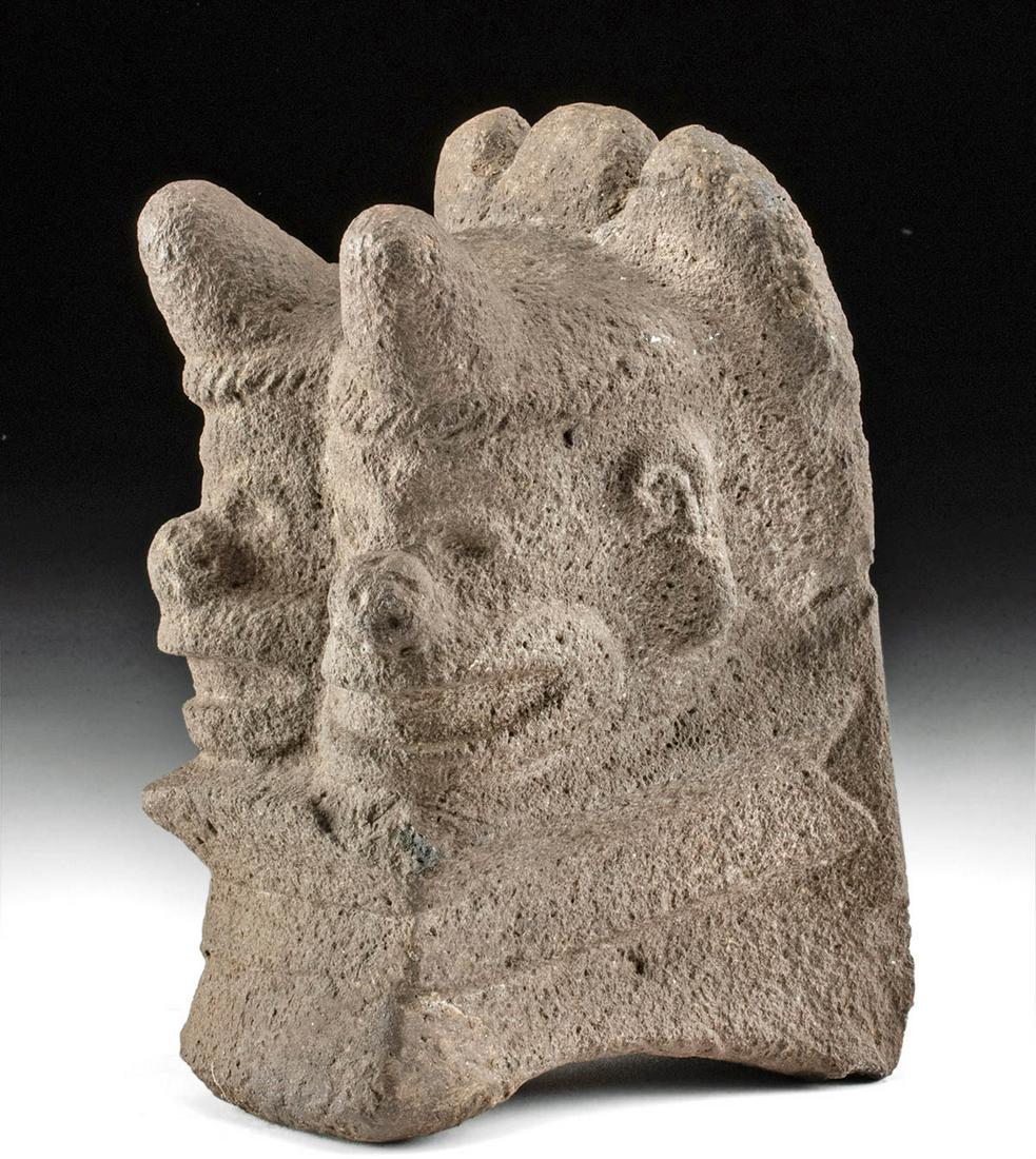 Veracruz Janus-Headed Stone Palma, ex-Messick (1 of 4)