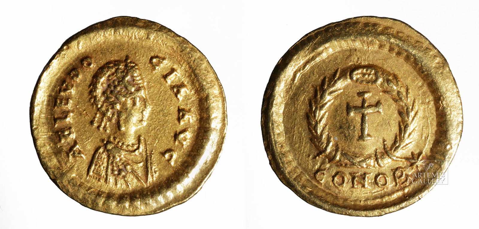 Eastern Roman Empress Eudocia Gold Tremissis (1 of 3)