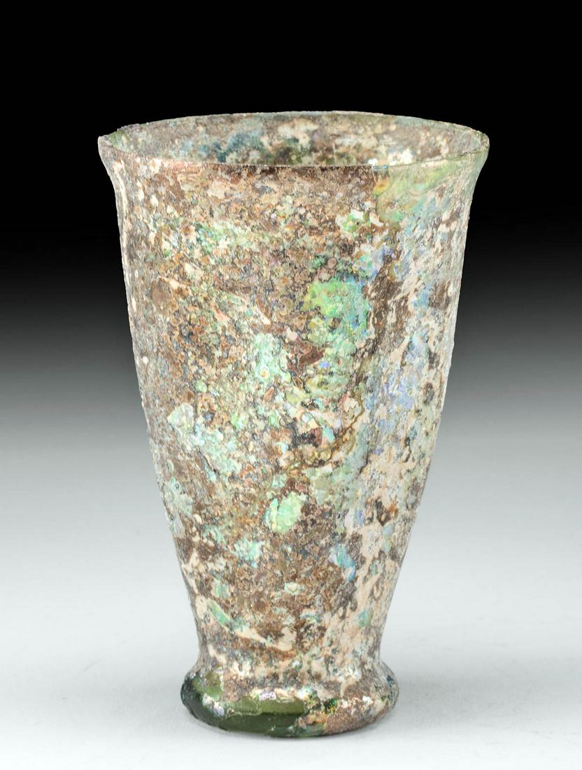 Roman Glass Footed Drinking Vessel (1 of 5)