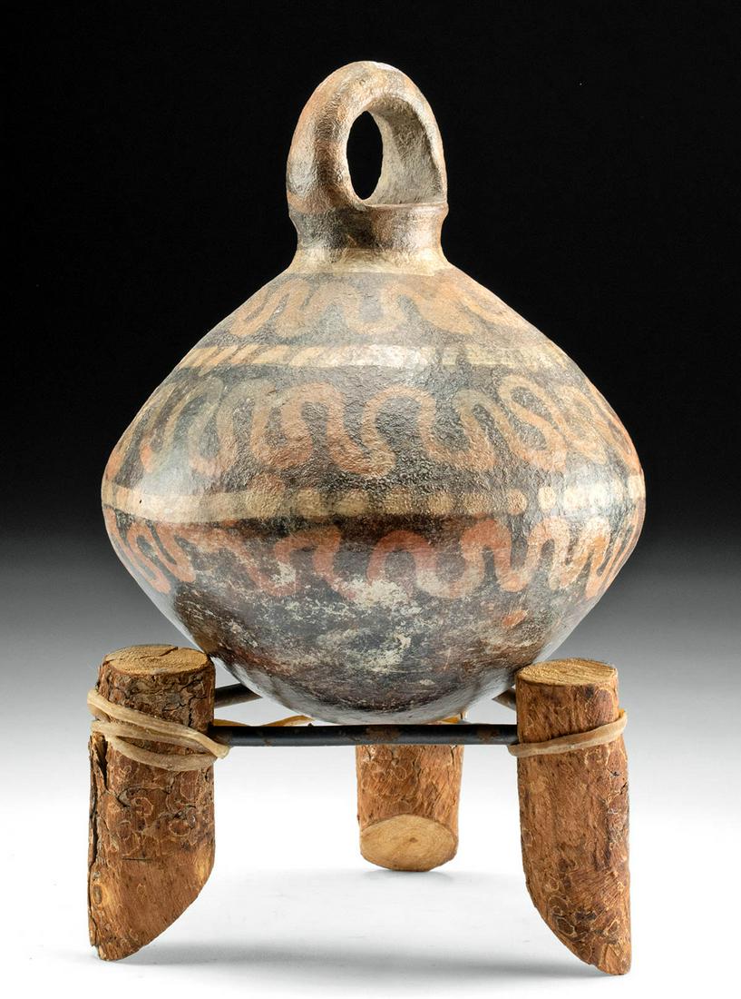 Colombian Narino Pottery Jar Globular Form (1 of 4)